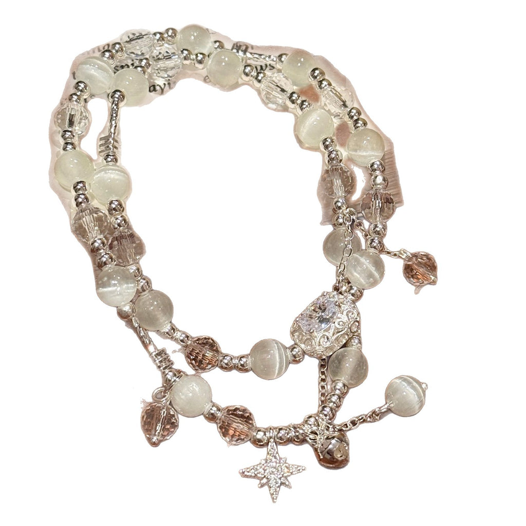 Cat's Eye Stone Bracelet Luxury Elegant Niche Design Summer Women Wrist Accessories