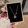New Sun Star Necklace, Luxury Minimalist Clavicle Chain, Niche Exquisite Compact Fashion Pendant Jewelry