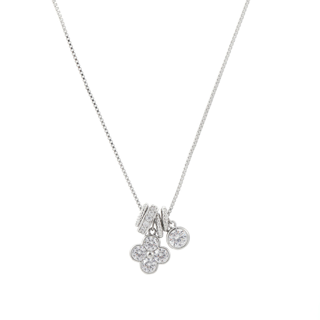 Spring Jewelry Four-Leaf Clover Necklace, Luxury Niche Designed Clavicle Chain
