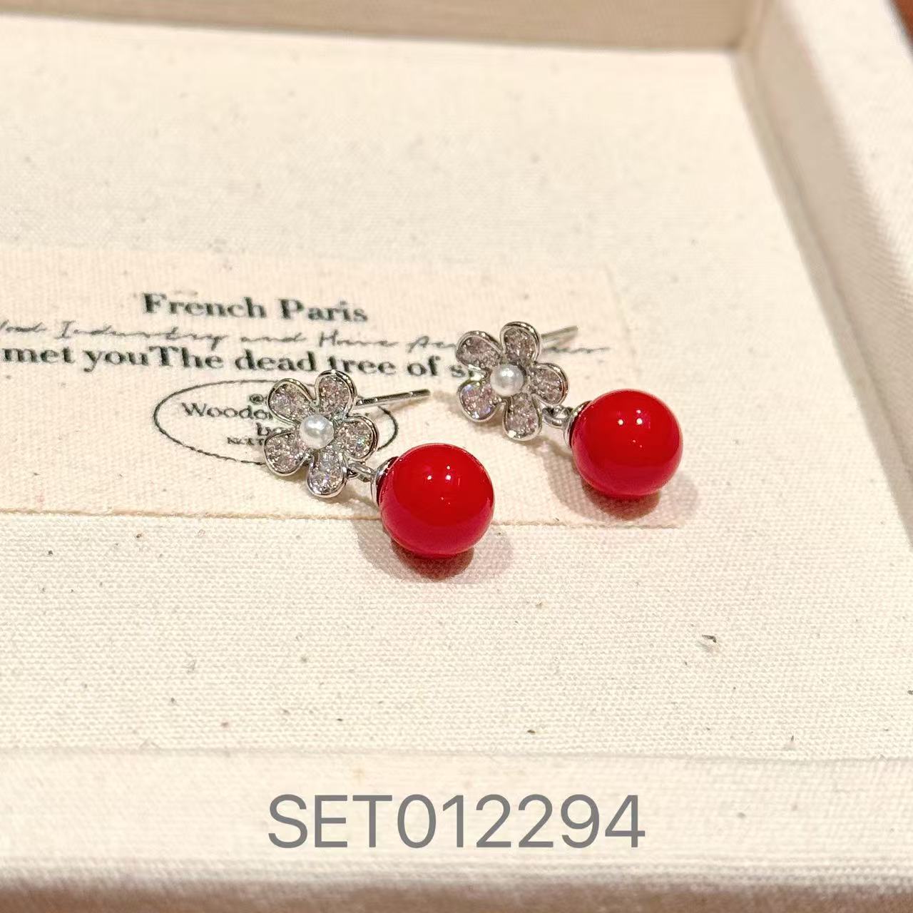 Gentle Style Tulip Tassel Necklace, Exquisite Luxury Clavicle Chain, Sweet Elegant Pendant Jewelr
