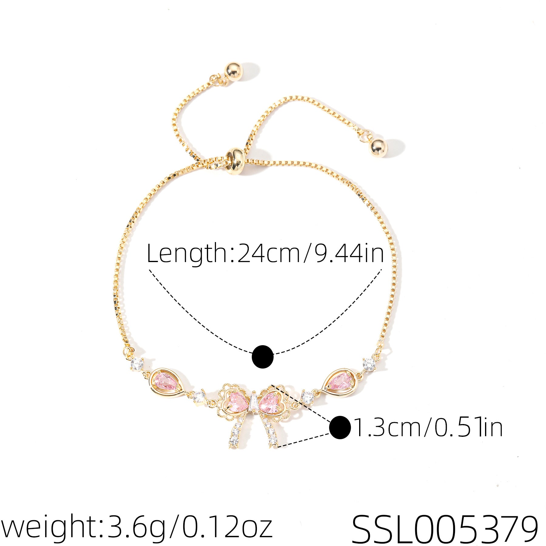 Bow Jewelry Set, Dainty Luxury Lace Trim Accessories, Sparkling Sweet Fresh Necklace Earrings Bracelet for Women