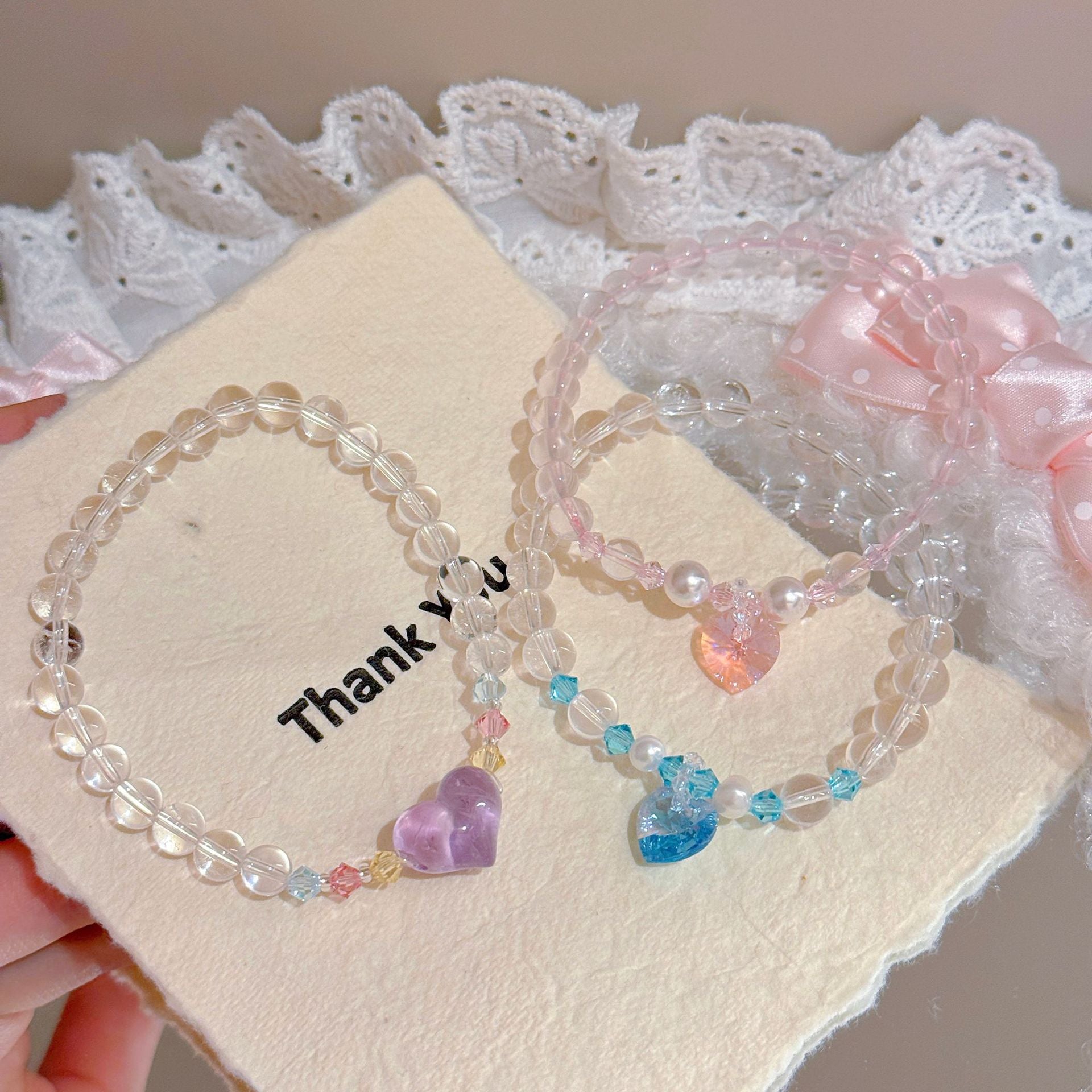 Heart Shaped Pearl Bracelet, Luxury Niche Elegant Bracelet, Gentle Stylish Versatile Women Jewelry