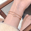 Pig Nose Link Bracelet, Luxury High-End Wrist Jewelry, Exquisite Niche Versatile Hot Selling Bracelet for Women